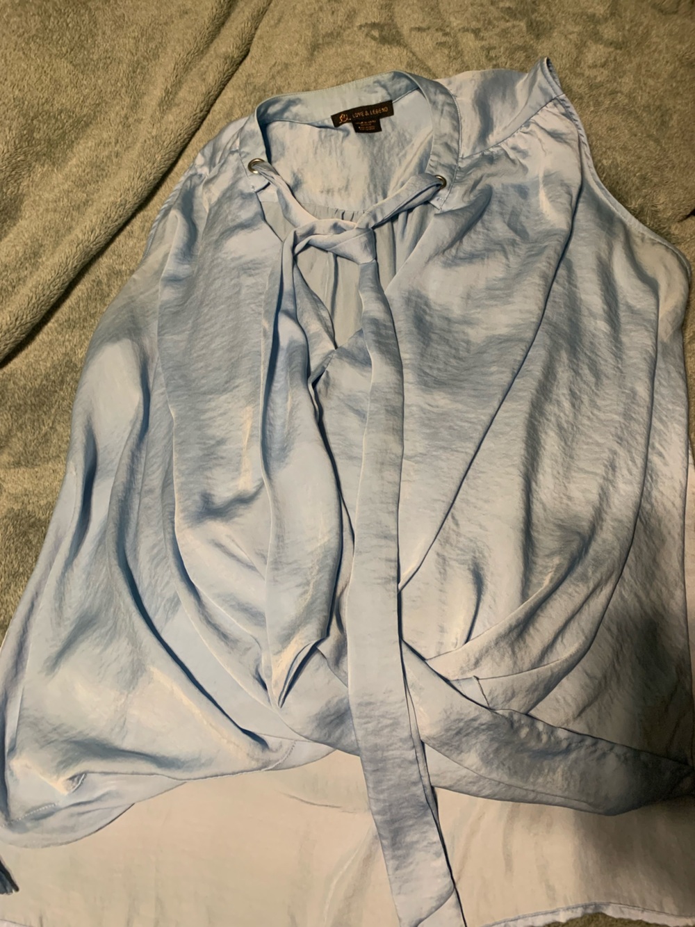 Love & Legend Pale Blue Blouse